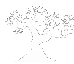 Dark Discoveries tree logo